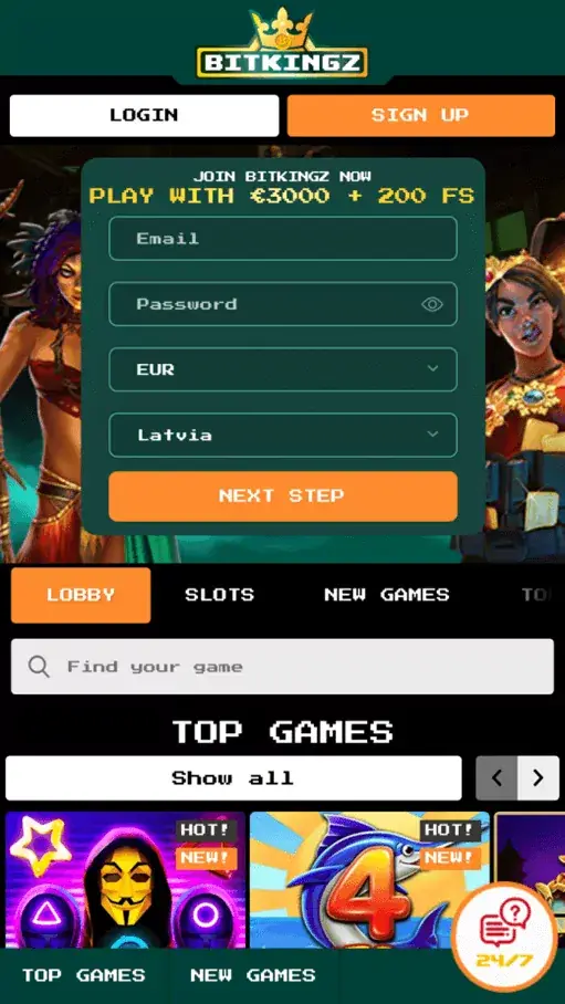Bitkingz Casino App 