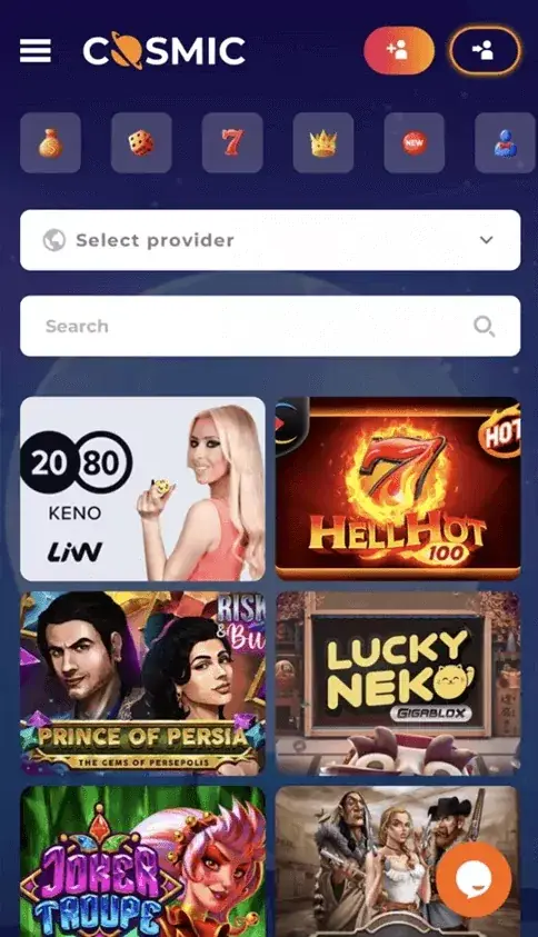 Cosmic Slot Casino App 