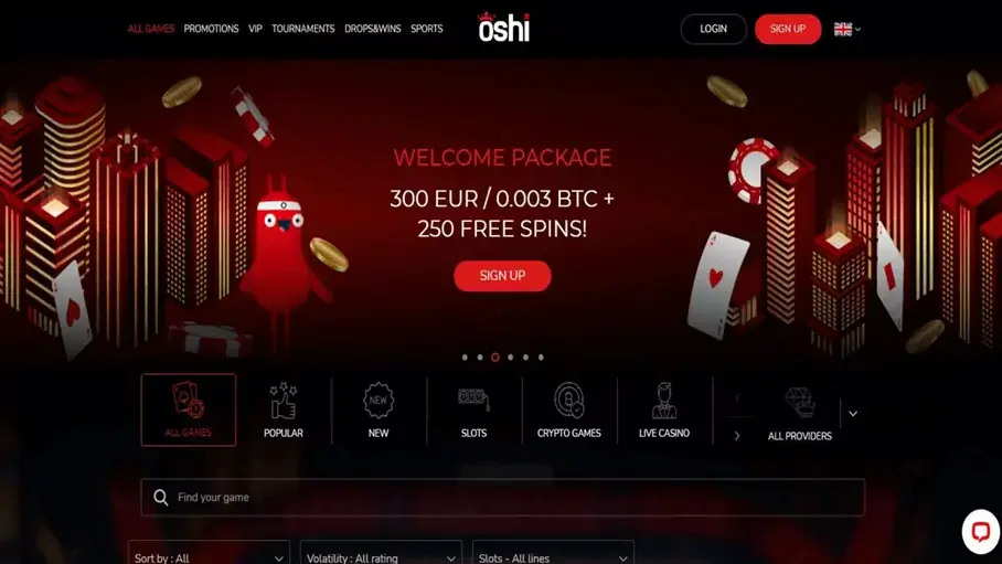 Oshi Casino Erfahrungen 
