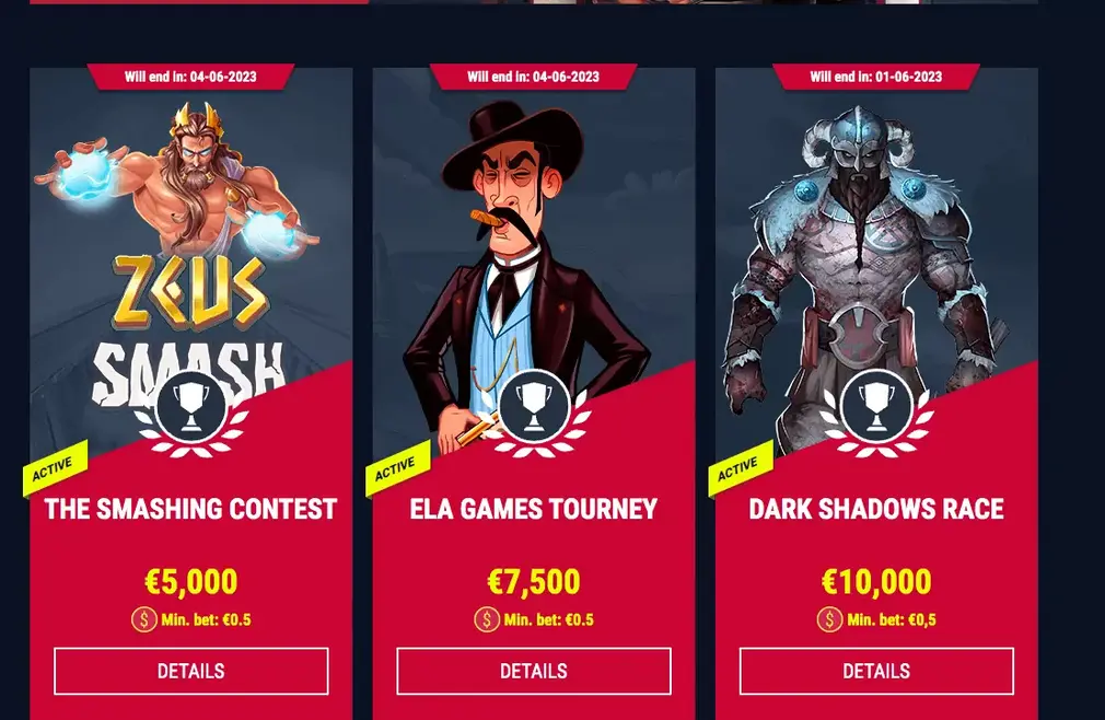 Selezione dei giochi  